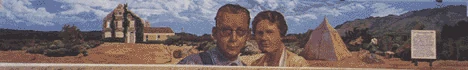William and Elizabeth Campbell mural in Twentynine Palms